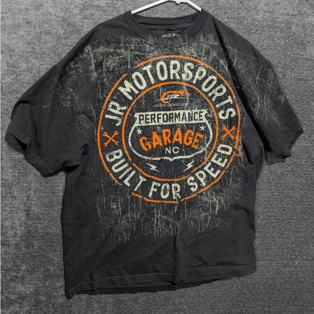 JR Motorsports Racing T Shirt Mens XXL Black Performance Garage Built For Speed